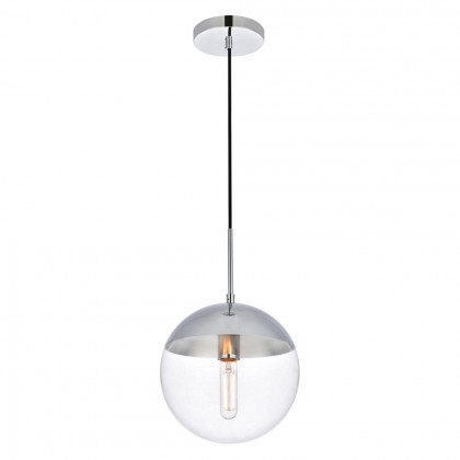 Elegant Pendant Light - Chrome, L 10" (LD6035C)