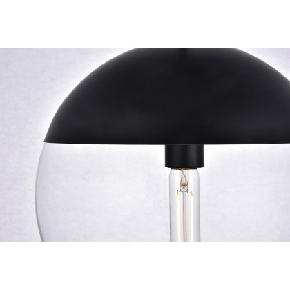 Elegant Pendant Light - Black, L 12" (LD6039BK)
