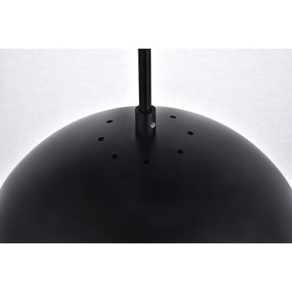 Elegant Pendant Light - Black, L 12" (LD6039BK)