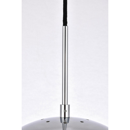 Elegant Pendant Light - Chrome/Glass Matte, L 12" (LD6040C)