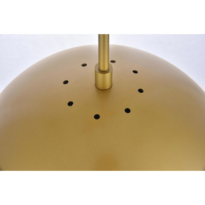 Elegant Pendant Light - Brass, L 12" (LD6043BR)