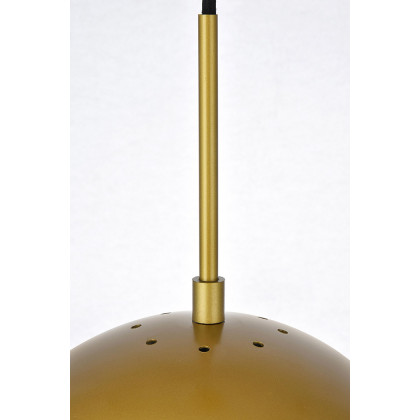 Elegant Pendant Light - Brass, L 12" (LD6043BR)
