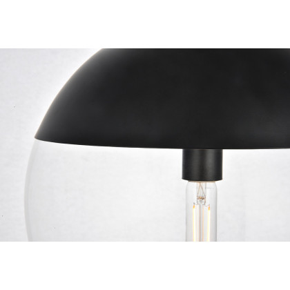 Elegant Pendant Light - Black, L 14" (LD6045BK)