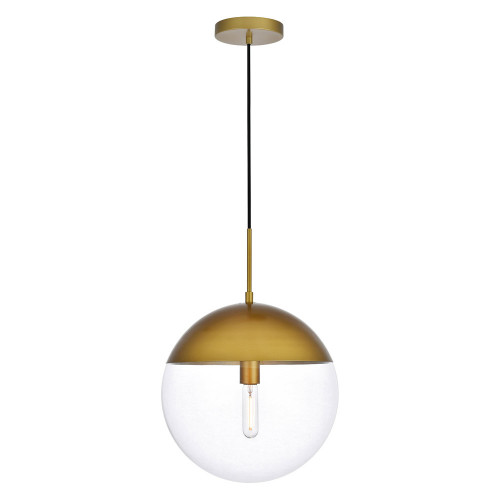 Elegant Pendant Light - Brass, L 14" (LD6049BR)