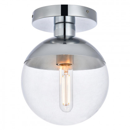 Elegant Flush Mount Light - Chrome, L 8" (LD6053C)