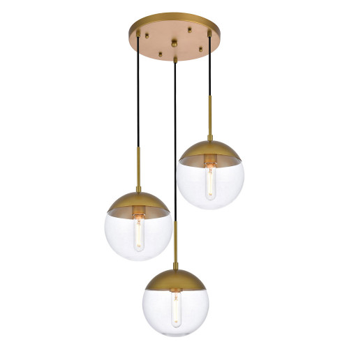 Elegant Pendant Light - Brass (LD6073BR)