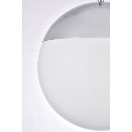Elegant Pendant Light - Chrome/Glass Matte (LD6076C)
