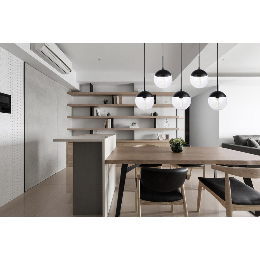 Elegant Pendant Light - Black (LD6081BK)