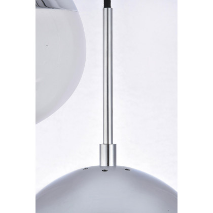 Elegant Pendant Light - Chrome/Glass Matte (LD6082C)