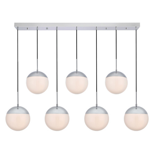 Elegant Pendant Light - Chrome/Glass Matte (LD6088C)