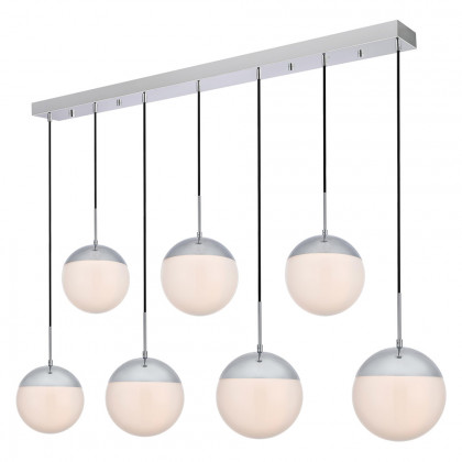 Elegant Pendant Light - Chrome/Glass Matte (LD6088C)