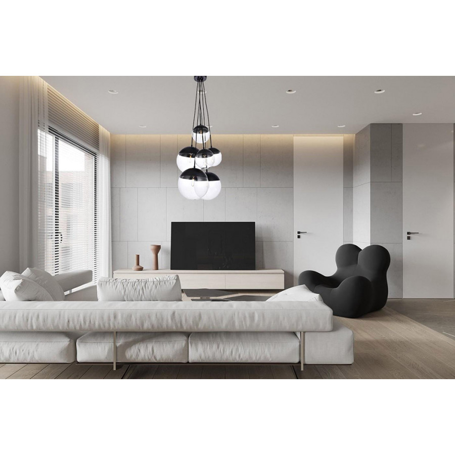 Elegant Pendant Light - Black (LD6093BK)