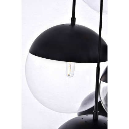 Elegant Pendant Light - Black (LD6093BK)