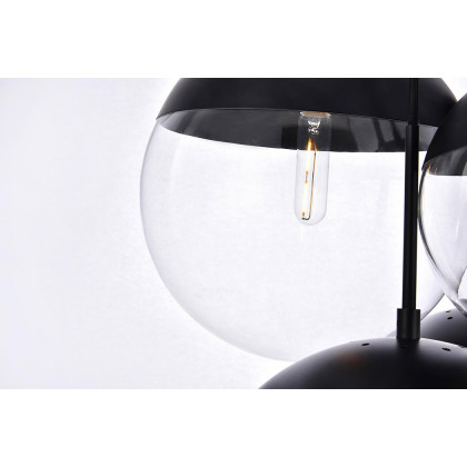 Elegant Pendant Light - Black (LD6093BK)