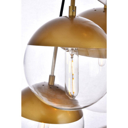 Elegant Pendant Light - Brass (LD6097BR)