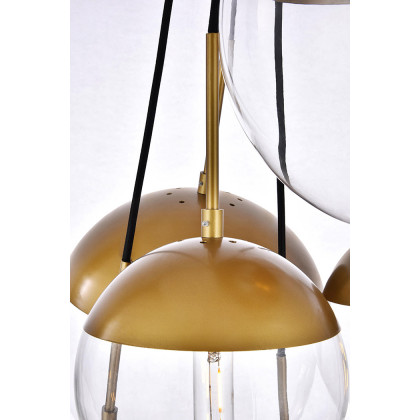 Elegant Pendant Light - Brass (LD6097BR)