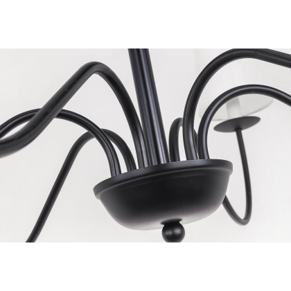 Elegant Chandelier - Black (LD6103D37BK)