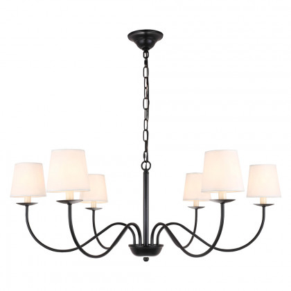 Elegant Chandelier - Black (LD6103D37BK)