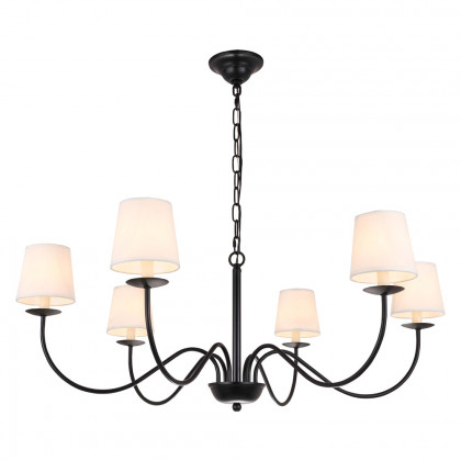 Elegant Chandelier - Black (LD6103D37BK)