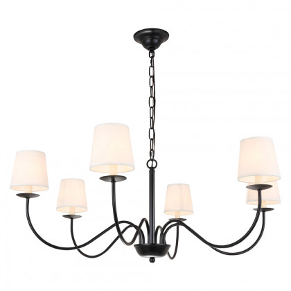 Elegant Chandelier - Black (LD6103D37BK)