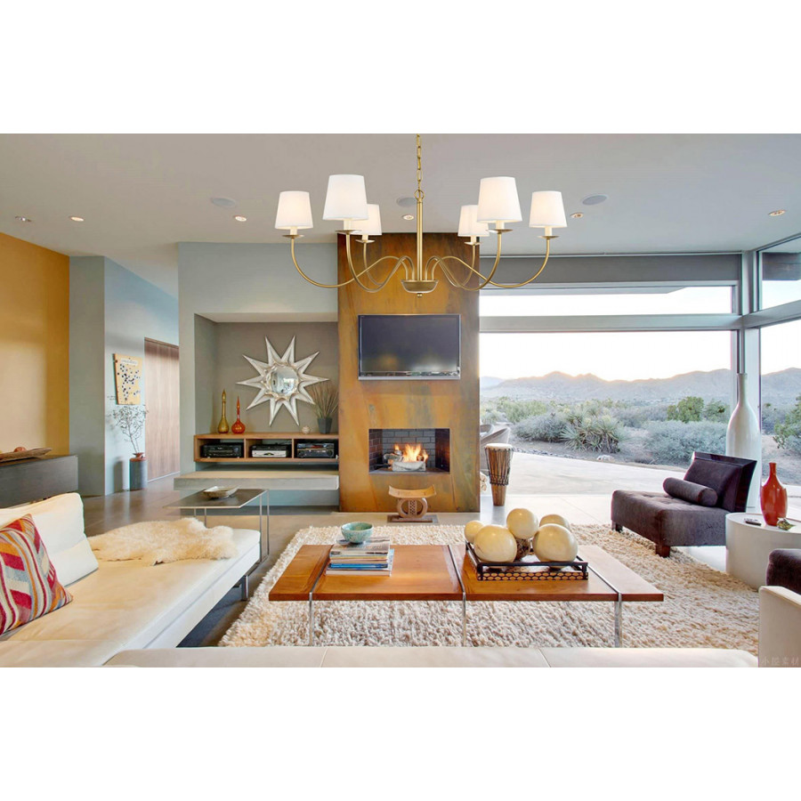 Elegant Chandelier - Brass (LD6103D37BR)