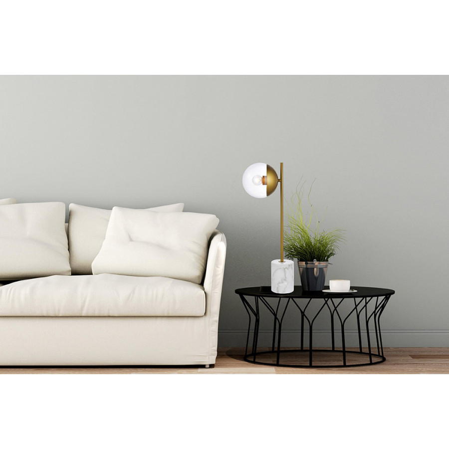 Elegant LED Table Lamp - Brass (LD6109BR)