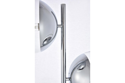Elegant™ LD6113C LED Floor Lamp - Chrome
