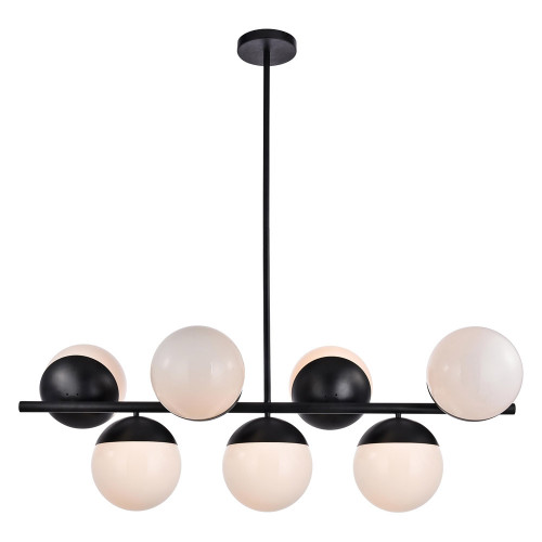 Elegant Pendant Light - Black/Glass Matte (LD6134BK)