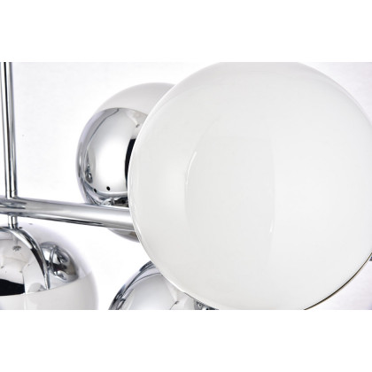Elegant Pendant Light - Chrome/Glass Matte (LD6136C)
