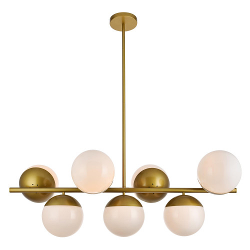 Elegant Pendant Light - Brass/Glass Matte (LD6138BR)