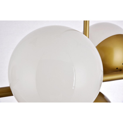 Elegant Pendant Light - Brass/Glass Matte (LD6138BR)