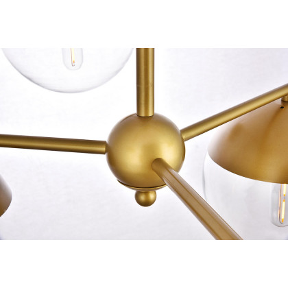 Elegant Pendant Light - Brass (LD6145BR)
