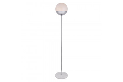 Elegant™ LD6148C LED Floor Lamp - Chrome/Glass Matte