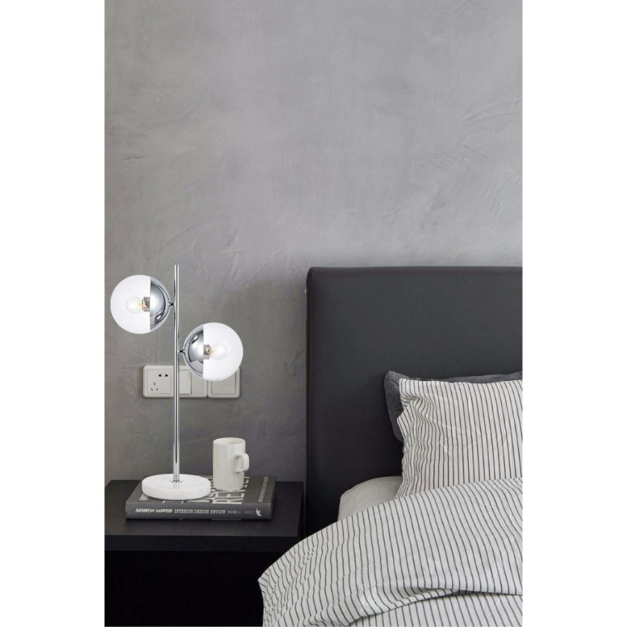 Elegant LED Table Lamp - Chrome (LD6155C)