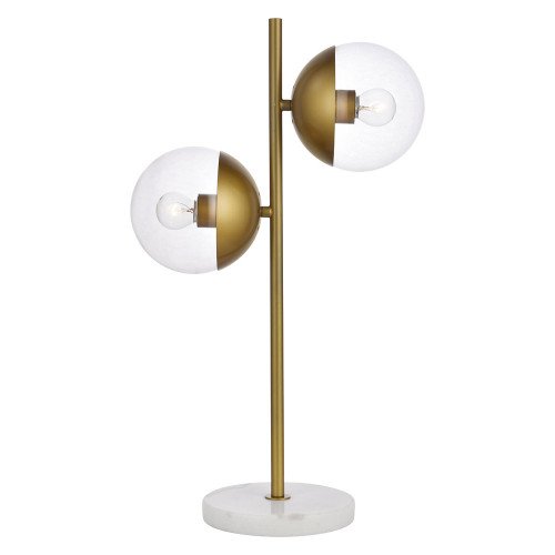 Elegant LED Table Lamp - Brass (LD6157BR)
