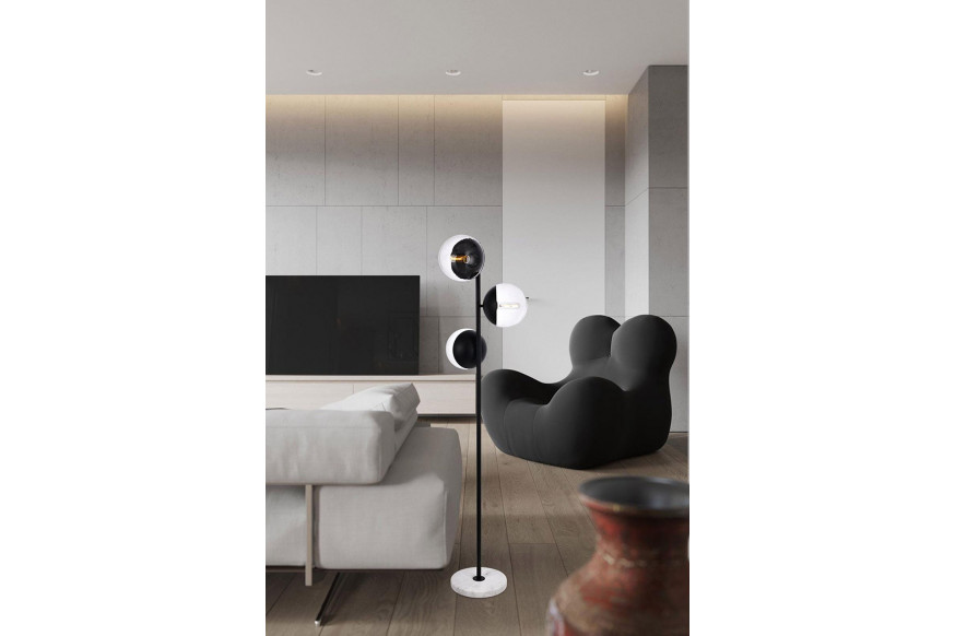 Elegant™ LD6159BK LED Floor Lamp - Black