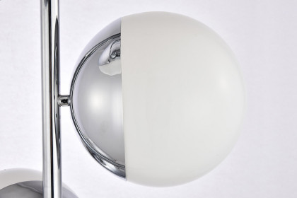 Elegant™ LD6160C LED Floor Lamp - Chrome/Glass Matte