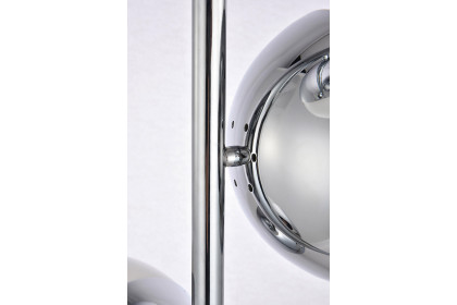 Elegant™ LD6160C LED Floor Lamp - Chrome/Glass Matte