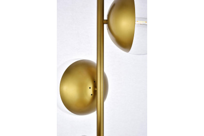 Elegant™ LD6163BR LED Floor Lamp - Brass