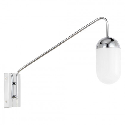 Elegant Wall Sconce - Chrome/Matte Glass (LD6177C)