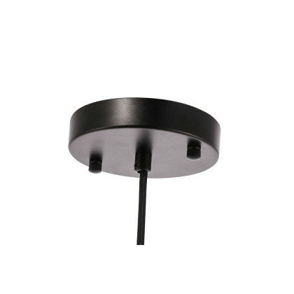 Elegant Pendant Light - Black, L 8" (LD6198BK)