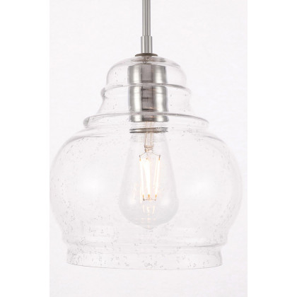 Elegant Pendant Light - Chrome, L 8" (LD6199C)
