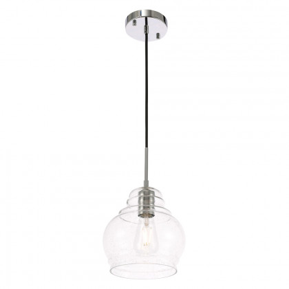 Elegant Pendant Light - Chrome, L 8" (LD6199C)