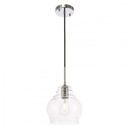 Elegant Pendant Light - Chrome, L 8" (LD6199C)