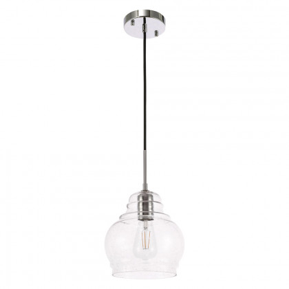 Elegant Pendant Light - Chrome, L 8" (LD6199C)