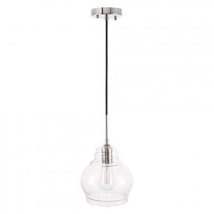 Elegant Pendant Light - Chrome, L 8" (LD6199C)