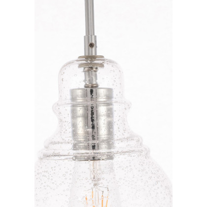 Elegant Pendant Light - Chrome, L 6.25" (LD6202C)