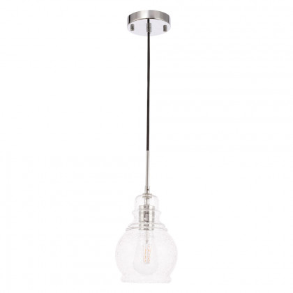 Elegant Pendant Light - Chrome, L 6.25" (LD6202C)