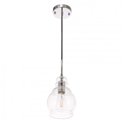 Elegant Pendant Light - Chrome, L 6.25" (LD6202C)