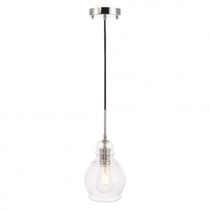 Elegant Pendant Light - Chrome, L 6.25" (LD6202C)